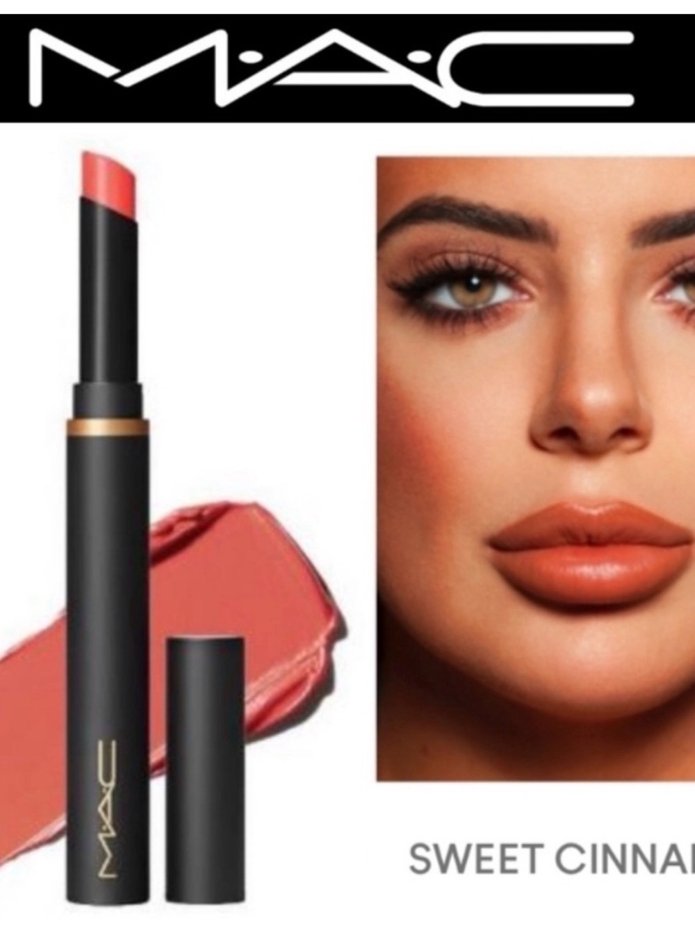 NWT MAC Cosmetics Powder Kiss Velvet Blur Slimstick - Sweet Cinnamon
